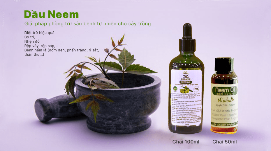 Thuốc diệt cuốn chiếu Neem Oil